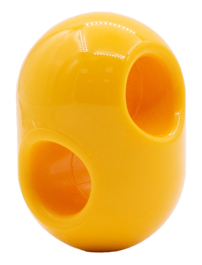 Литой пластиковый соединитель для канатов 16 мм, жёлтый