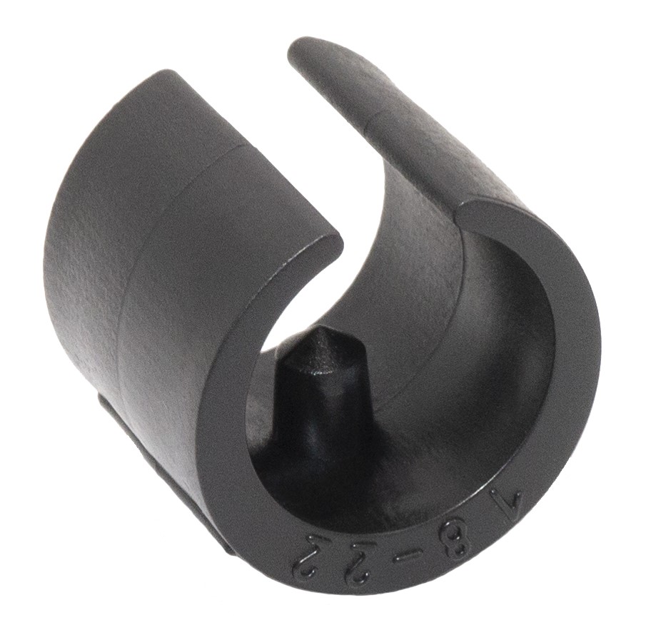Пластиковая опора для труб круглого сечения диаметром 18-22 мм