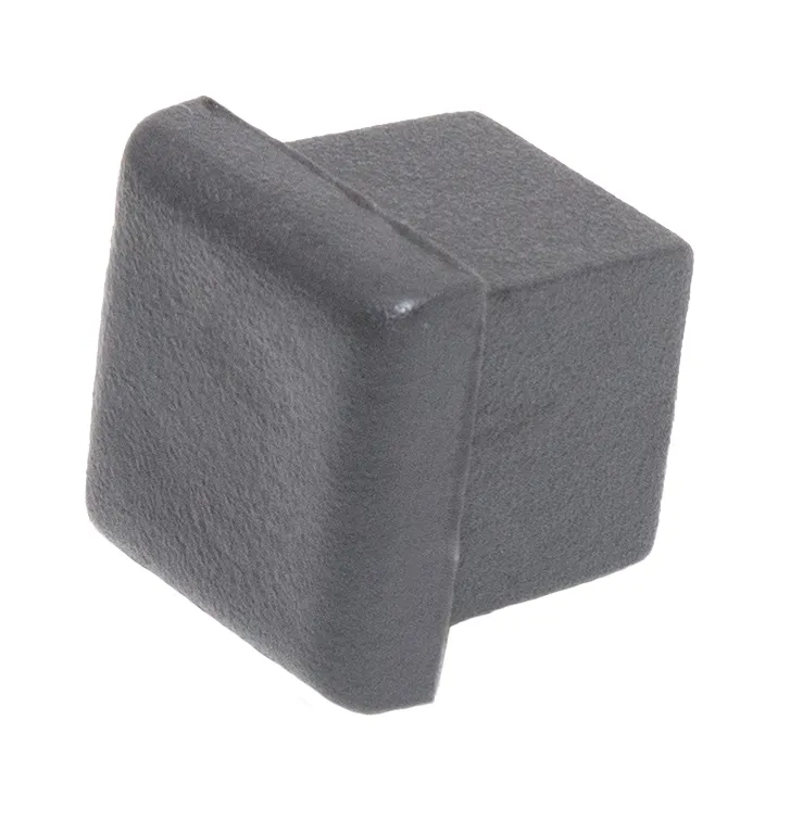 Заглушка для труб квадратного сечения 10х10 мм, черная