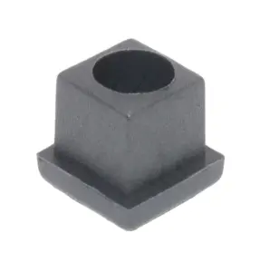 Заглушка для труб квадратного сечения 10х10 мм, черная