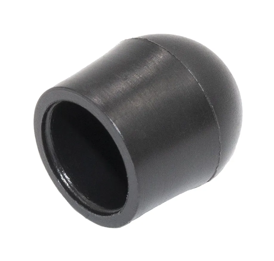 Заглушка пластиковая круглая Ø10 мм, наружная, черная