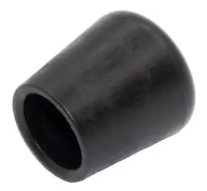 Заглушка пластиковая круглая Ø10 мм, наружная, черная