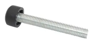 Колпачок на болт/гайку М10, черный, плоский, RAL 9017