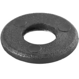 Шайба пластиковая круглая Ø6, наружный Ø14, высота 1.5 мм,RSI, белая