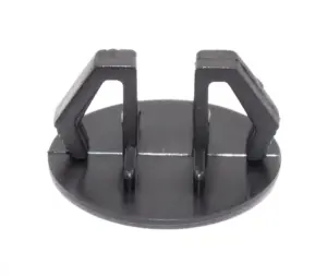 Заглушка пластиковая под отверстие Ø14-17, ультратонкая шляпка Ø21,5мм,черный,TFLH15