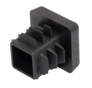 Заглушка квадратная 15х15 мм, черная