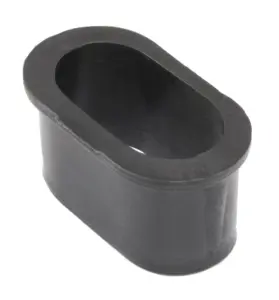 Втулка переходник для овальных труб 15х30 в 20х40, черный