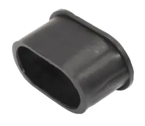 Втулка переходник для овальных труб 15х30 в 20х40, черный
