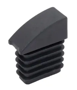 Заглушка пласт. внутр.прямоугольная 15х30 наклон, черная