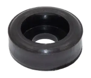 Подпятник пласт. основ. 15мм, под отв. 5мм потай., черный