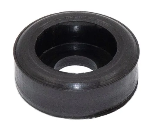 Подпятник пласт. основ. 15мм, под отв. 5мм потай., черный