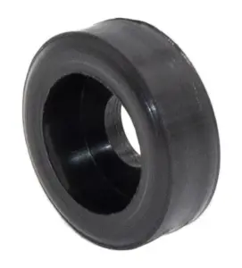 Подпятник пласт. основ. 15мм, под отв. 5мм потай., черный