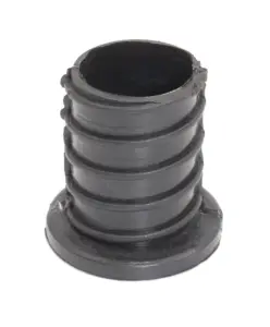 Переходник-втулка пластиковая для труб с Ø25 в Ø16мм,с винтовой насечкой, H 29мм, черный