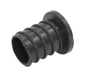 Переходник-втулка пластиковая для труб с Ø25 в Ø16мм,с винтовой насечкой, H 29мм, черный