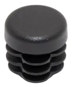 Заглушка НОВАЯ круглая Ø16 мм для труб стенкой 0,8-2 мм, практичная, черная