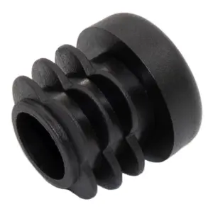 Заглушка НОВАЯ круглая Ø16 мм для труб стенкой 0,8-2 мм, практичная, черная