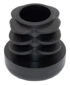 Заглушка НОВАЯ круглая Ø16 мм для труб стенкой 0,8-2 мм, практичная, черная