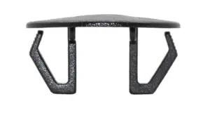 Заглушка пластиковая под отверстие Ø17,5-22 ультратонкая шляпка Ø25мм черная TFLH18,4