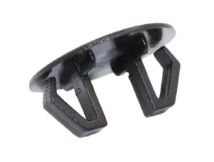 Заглушка пластиковая под отверстие Ø17,5-22 ультратонкая шляпка Ø25мм черная TFLH18,4