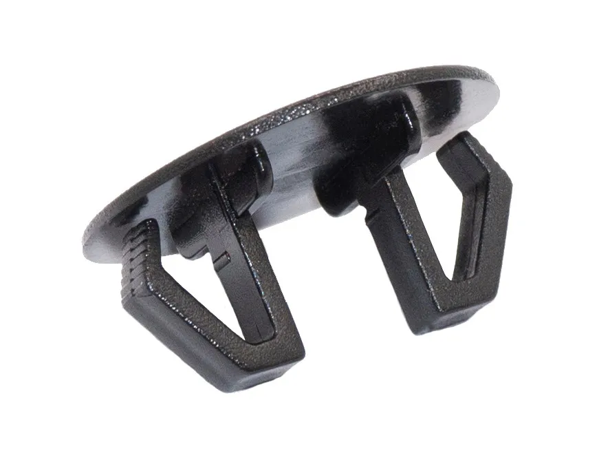 Заглушка пластиковая под отверстие Ø17,5-22 ультратонкая шляпка Ø25мм черная TFLH18,4