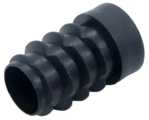 Заглушка круглая с резьбой d 18мм,ЗР 18М6,черная