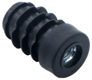 Заглушка круглая с резьбой d 18мм,ЗР 18М6,черная