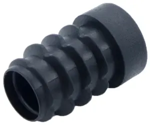 Заглушка круглая с резьбой d 18мм,ЗР 18М8, черная