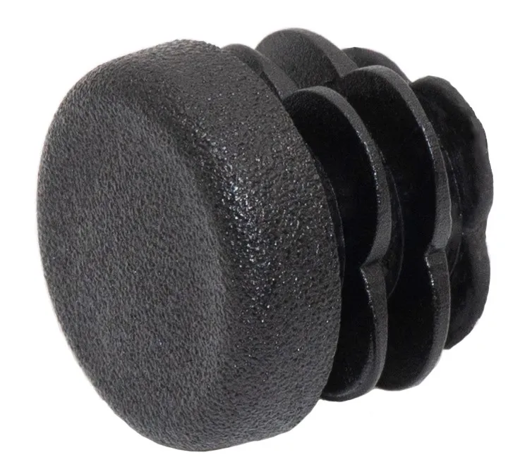 Заглушка НОВАЯ круглая Ø18 мм, для труб стенкой 0,5-2,5 мм, практичная, серая