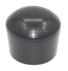 Заглушка опора наружная для труб Ø18 мм, сферическая, черная