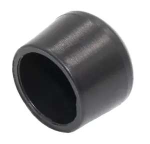 Заглушка опора наружная для труб Ø18 мм, сферическая, черная