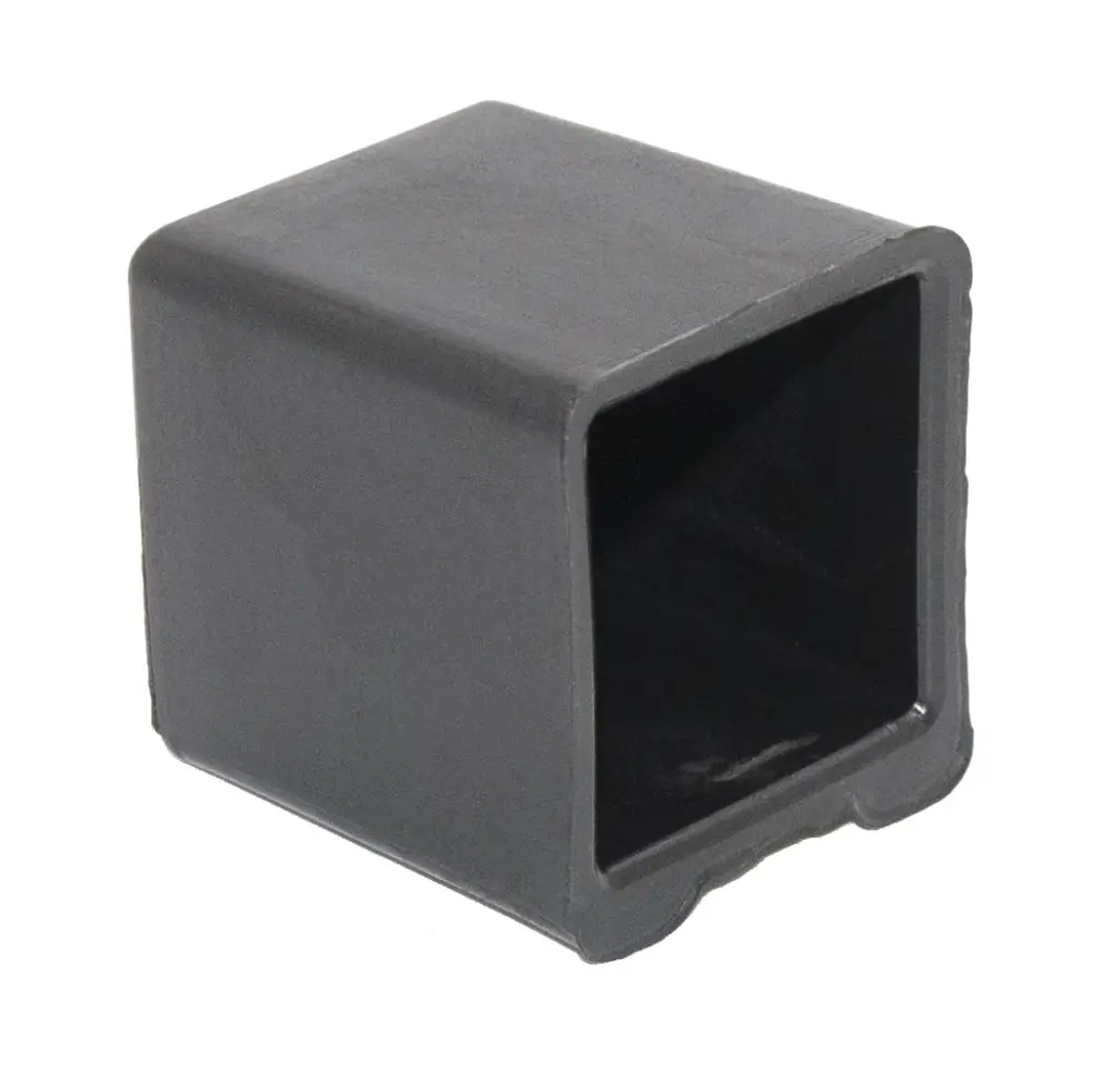 Опора наконечник пластиковая квадратная 20х20 наружная черный