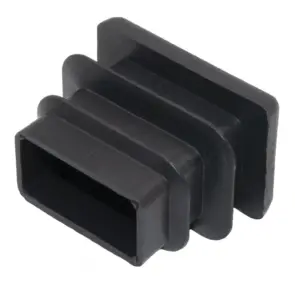 Заглушка пластиковая прямоугольная 20х30, практичная, черный