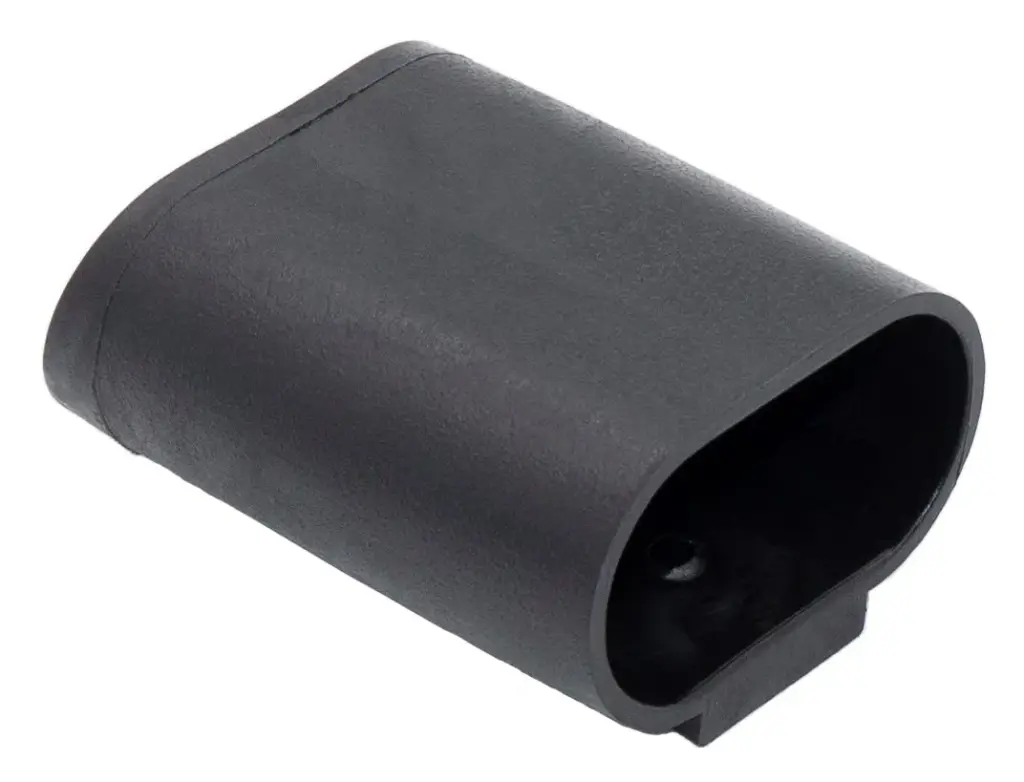 Наконечник пластиковый для труб овального сечения 20х40 мм, черный