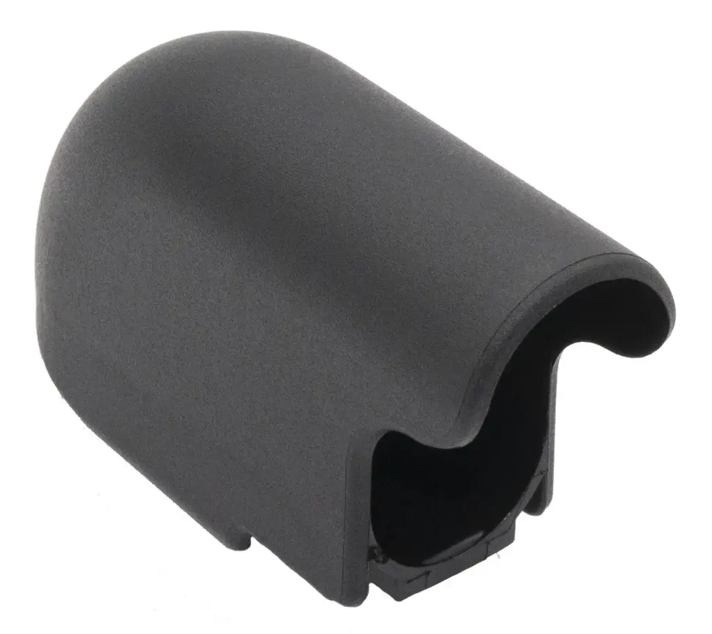 Опора наконечник эстетичный для труб овального сечения, вертикальный, 20х40мм, черный