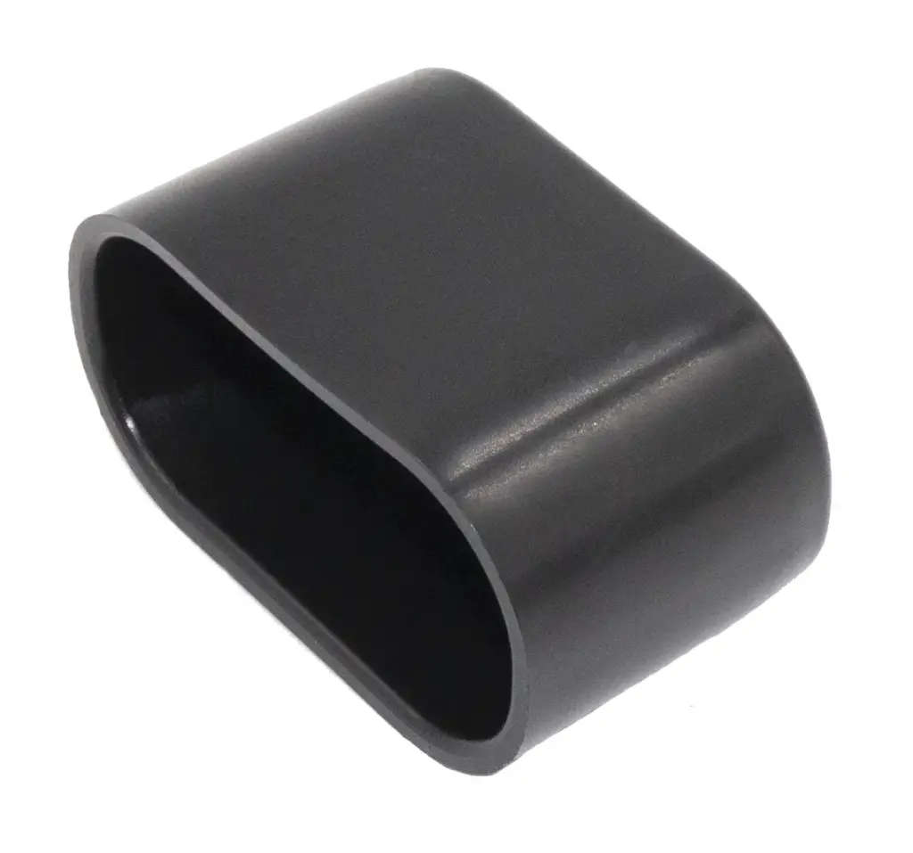 Заглушка для труб овального сечения 20х40, наружная, черная