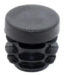 Заглушка для труб Ø20 мм, практичная, черная