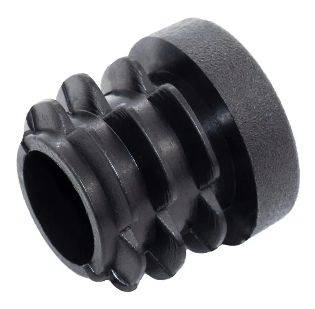 Заглушка для труб Ø20 мм, практичная, черная