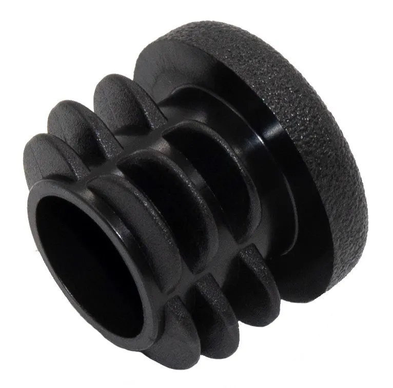 Заглушка пластиковая для труб Ø20 мм, стенка трубы 0,5-2,5 мм, практичная, черная