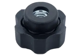 Барашек 21мм,М6 (комплект с гайкой) черный