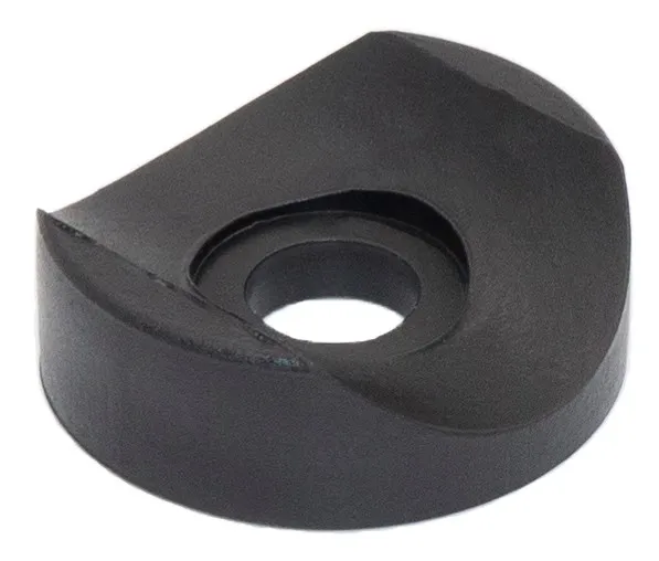 Подпятник (переходник соединитель) для трубы 22мм с основанием d22, черный