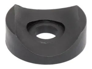 Подпятник (переходник соединитель) для трубы 22мм с основанием d22, черный
