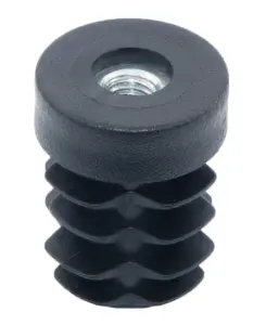 Заглушка с резьбой d 22мм,ЗР 22М6,черная