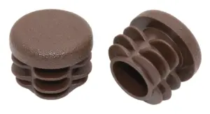 Заглушка для труб Ø22 мм, стенка трубы 0.5-3.0 мм, практичная, черная