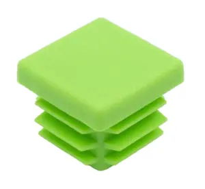 Заглушка квадратная для труб 25х25 мм, черная