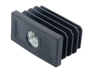 Заглушка с резьбой ЗР 50х25М10, черная