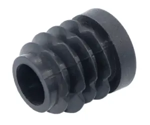 Заглушка круглая с резьбой d 25мм,ЗР 25М10, черная