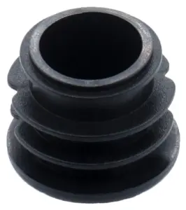 Заглушка для труб Ø25 мм, внутрення, полусферическая, черная