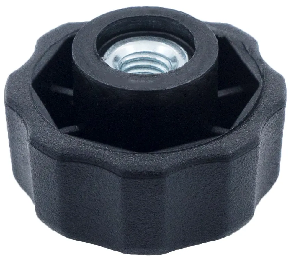 Барашек 25мм,М5 (комплект),черный