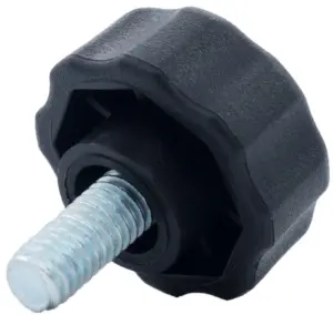 Фиксатор d25мм,М6х15,черный