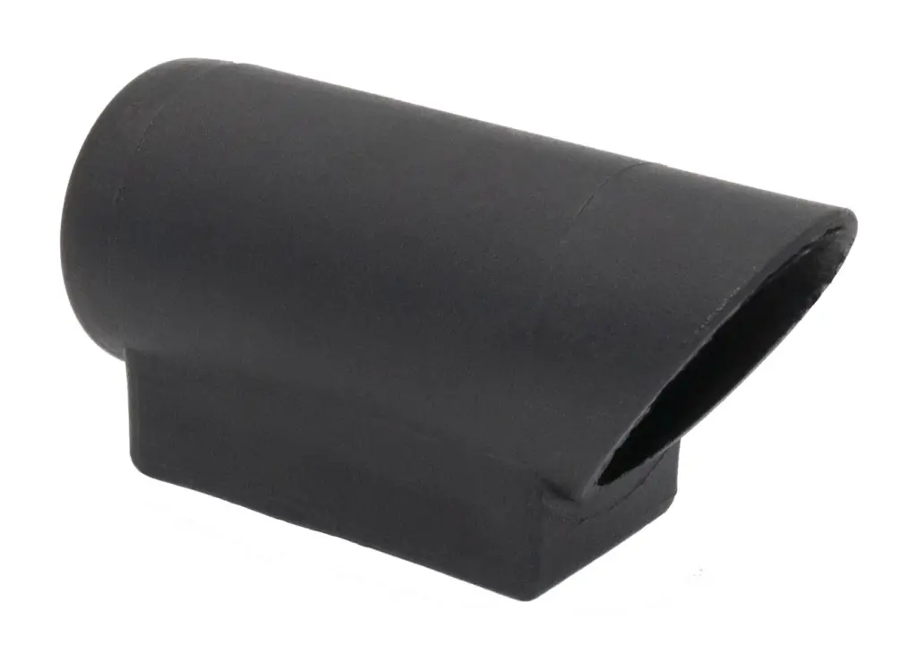 Опора наконечник D25, наруж., прямая, черная